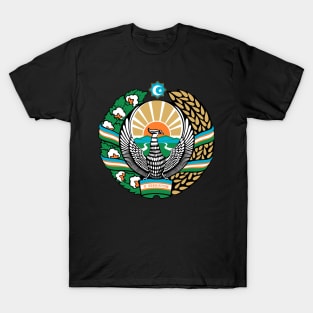 Coat of arms of Uzbekistan (latin version) T-Shirt